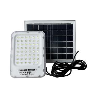 China IP65 Waterproof Solar Flood Lights White Lamp Size 260*190*55mm factory