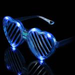 Multi-Color Heart Shaped LED Fashion Sunglasses For Concerts, Party, Night Clubs