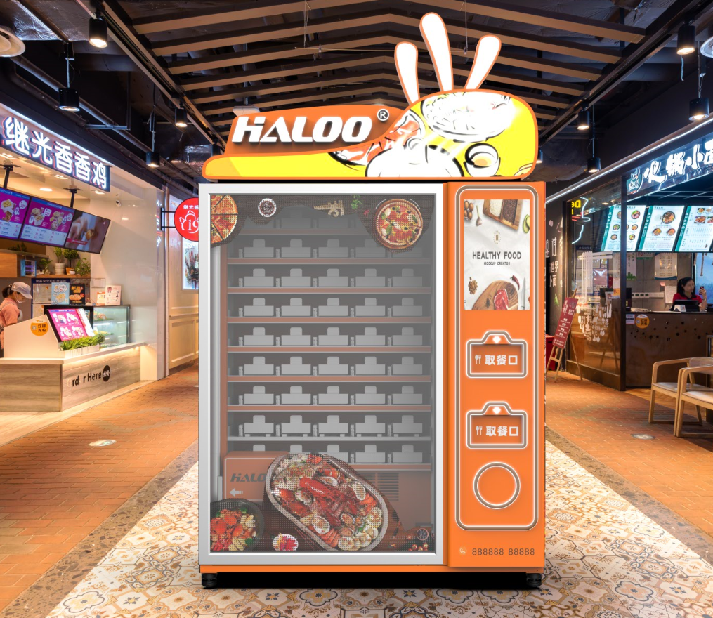 Single Mircowave Food Heating Vending Machine SDK Function 3500W