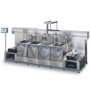 China Automatic Ultrasonic Cleaner Machine 10600W Heating With Auto Feeding Parts factory