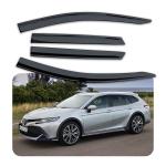 Smoke Ventshade Bug Deflector , Car Door Visor PMMA Material