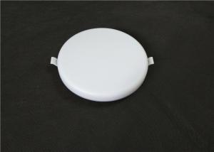 China Integrated Adjustable Cutout Frameless Round LED Panel Light 9W One Color factory