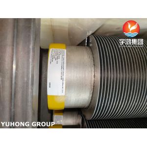ASTM A376 TP347H HFW Solid Finned Tube With 11Cr Fins For Power Plant Boilers