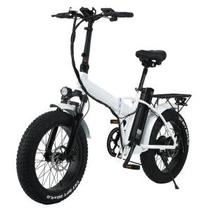 China 20 Inch Fat Tire Electric Folding Bike Long Range 500W Motor Ebike 15Ah Ebike Electric City Bike For Adult Electric Bicycle factory