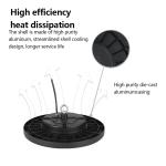 IP66 Isolated Warehouse Explosion Proof Ufo Led High Bay Light 50w 100w 150w