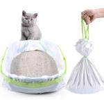 Thicken Cat Waste Litter Bags Jumbo Size with Drawstring Closure Custom Order