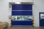Inside Outside Full Transparent PVC Window Roll Up Door Shoulder Protection