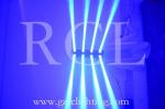 RGBW Bar Wall Wash Strobe Effect Light Double Row 8 eyes LED Moving Head Light