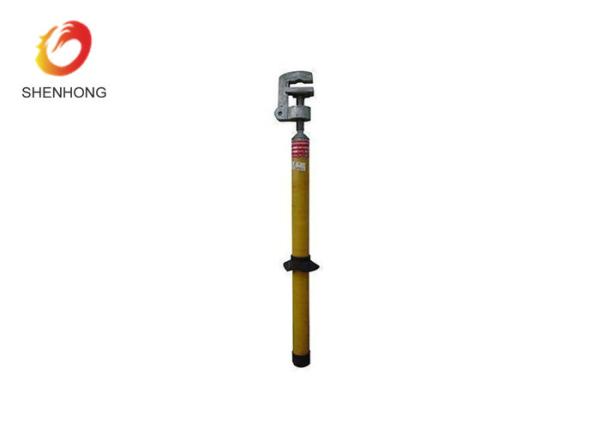 China Short Circuit Portable Grounding Rod / Earthing Rod With Flat Clipper Jaws factory