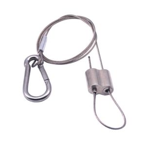 Galvanized Steel LED Ceiling Light Kit ，Hanging Custom Wire Rope Assemblies