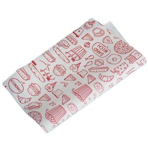 China Recycled Pulp Burger Greaseproof Wrapping Paper Food Grade Single Side Coating factory