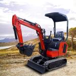 Compact Mini Excavator Machine 8.2KW 1.5 M Max Dumping Height