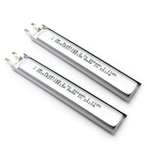 China 300mAh 3.7V Li Ion Polymer Battery factory