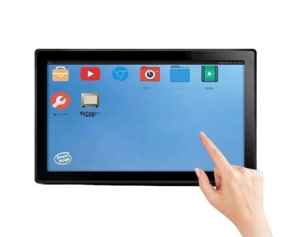 Rugged Embedded 12 Inch LCD 12V 24V VGA DVI Outdoor Capacitive Touch Screen