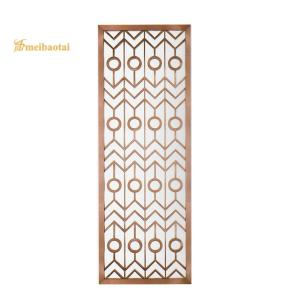 China Hairline Bunnings Metal Decorative Screens , 8mm Corrugated Metal Room Divider factory