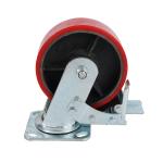 200mm 800kg Heavy Duty Zinc Plated Iron Core Wheel and Casters with Customized