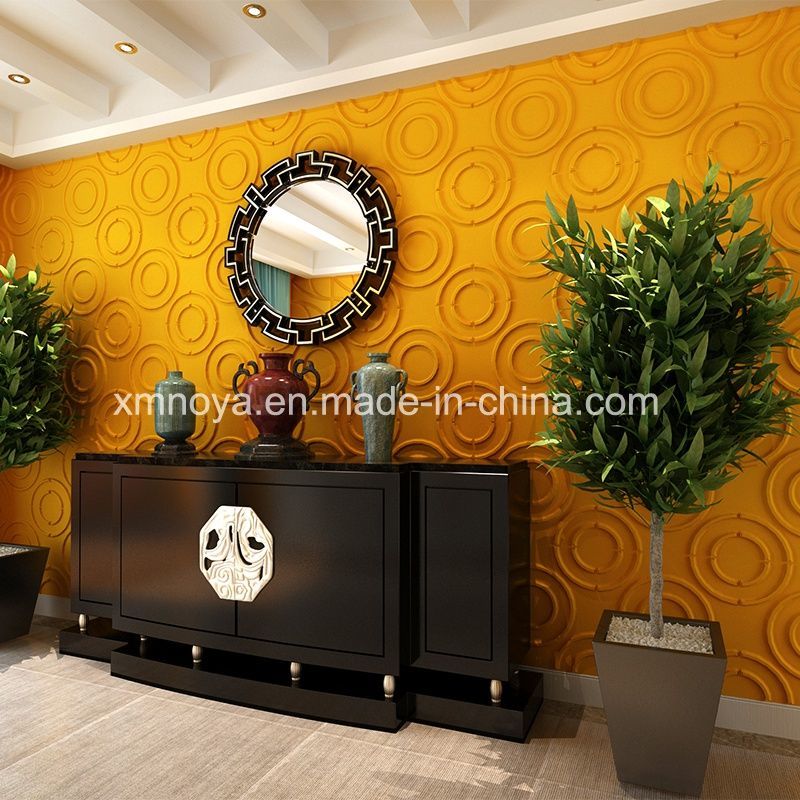Modern Textured Soundproofing 3D Wall Panel for Company Interior Decoration
