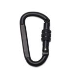 OEM Heavy Industry Custom Logo Aluminum D Carabiner Hammock Carabiner with Screw
