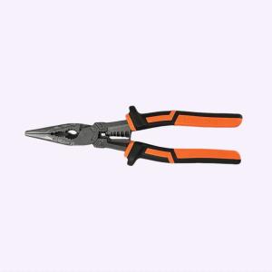 China 227mm Pulling Long Needle Pliers Electrical Crimping Pliers ANSI factory