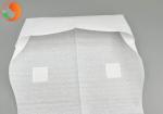 White Disposable Baby Bibs With Pouch Biodegradable100% Pure Cotton Messy Free