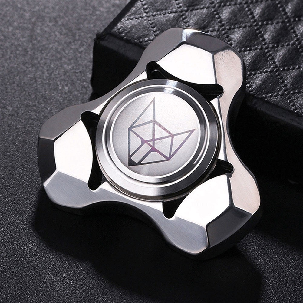 Pressure Relief Metal Fidget Spinner Bearing 2-4 Min Spin Time Ideal for Meditation and Focus