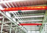 10T Single Girder Electric Hoist EOT Bridge Overhead Crane For Steel Structure