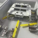145*120mm Installation Size Fiber Optic Distribution Box for Outdoor Indoor