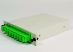 Compact 1x8 Fiber Optic PLC Splitter Customized Color Low Insertion Loss