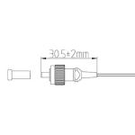 Single Mode FC Connector 0.9mm Simplex Fiber Connector With UPC/APC Polish