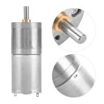 370 Gear Reduction Box 12 Volt DC Motor With Gearbox , 25mm Small High Torque DC