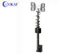 20M Height 50KG 48000lm Vehicle Mounted Telescopic Mast