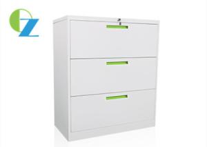 China Lockable Office Lateral File Cabinets , 3 Drawer File Storage Furniture KD Structure factory