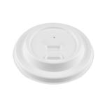 100% Compostable Biodegradable 80mm 90mm Bagasse Lids Non Leak Cover For Cola