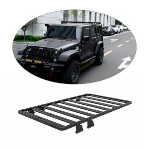 China Jeep Wrangler 2014-2018 Barricade Roof Rack Roof Mount Rooftop Cargo Luggage Carrier factory