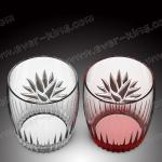 2OZ Custom Round Colored Clear Glass Cup Shot Glass