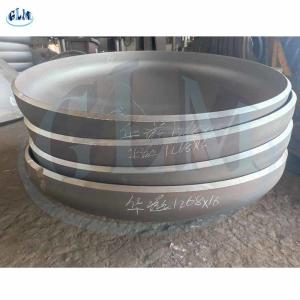 China Carbon Steel Elliptical Tank Heads 1268mm Diameter 16mm Thickness factory