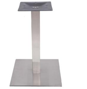 China Hotel Cafe Restaurant Stainless Steel Table Legs Table Base Outdoor 28'' / 41'' Height factory