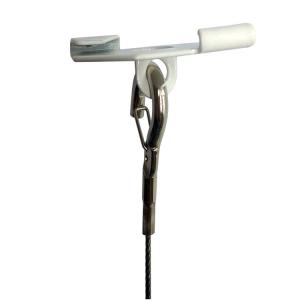 China Suspended Ceiling Clips For Lights White T - Bar Clips Track Lighting factory
