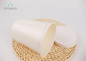 China Hot / Cold Food Disposable Takeaway Containers Paper Takeaway Containers With Eco Paper Lids factory