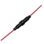 10A 250V Nylon PA66 5x20 In-line Fuse Holders 5.2x20mm Tube Fuse Block Screw