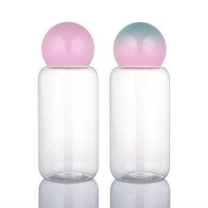 China 500ml Plastic Shampoo Lotion Bottle With Screw Top Cap Skincare Packaging factory