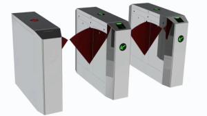 China 650mm Lane Flap Barrier Turnstile For Subway Station factory