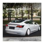 Wholesale Car Accessories Led Fishbone Tail Lamp Rear Light For Tesla Model 3