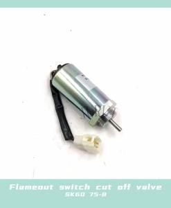 OEM Automotive 12V Solenoid Fuel Shut Off Valve For Kobelco SK60-8