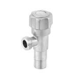 OEM SS201 Brushed Angle Valve Shut Off Angle Stop For Toilets Sink