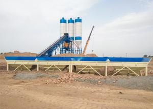 China 60m3/h belt type sand cement mixing machine automatic concrete batching plant italy factory
