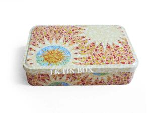 China New Design Rectangular Chocolate Candy Tin Box For Christmas And Wedding factory