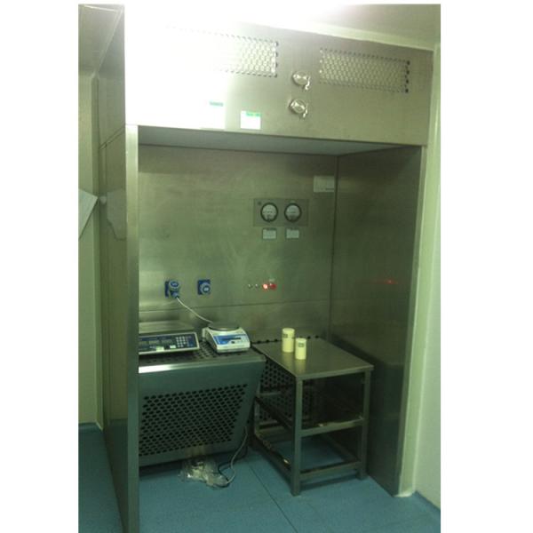 SUS201 Cleanroom Negative Pressure Downflow Booth Pharmaceutical Intelligent