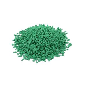 China Green EPDM Particle Ethylene-Propylene-Diene Monomer Rubber Granules For Sports Flooring factory