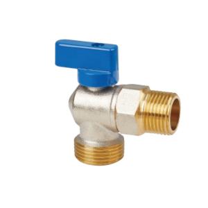 China 90 Degree Manual Rotation Brass Angle Stop Valve OEM ODM OBM factory
